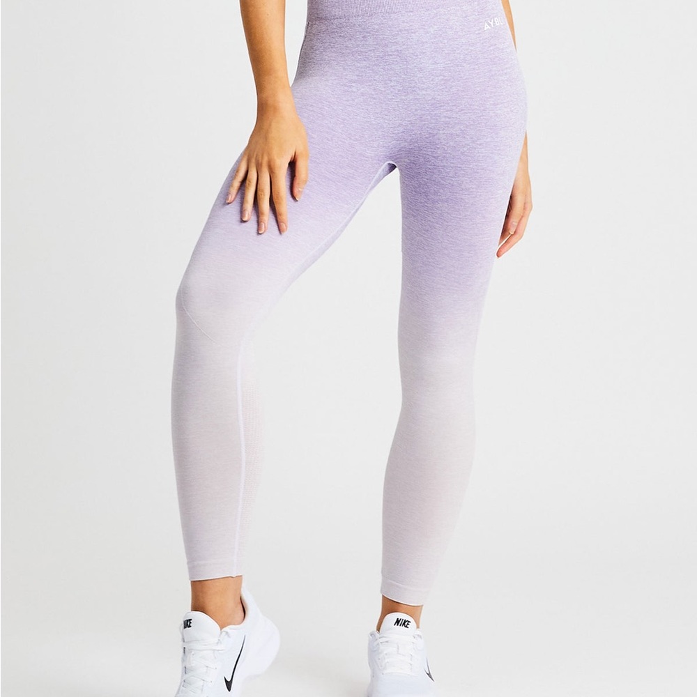 AYBL Pulse purple ombré seamless leggings